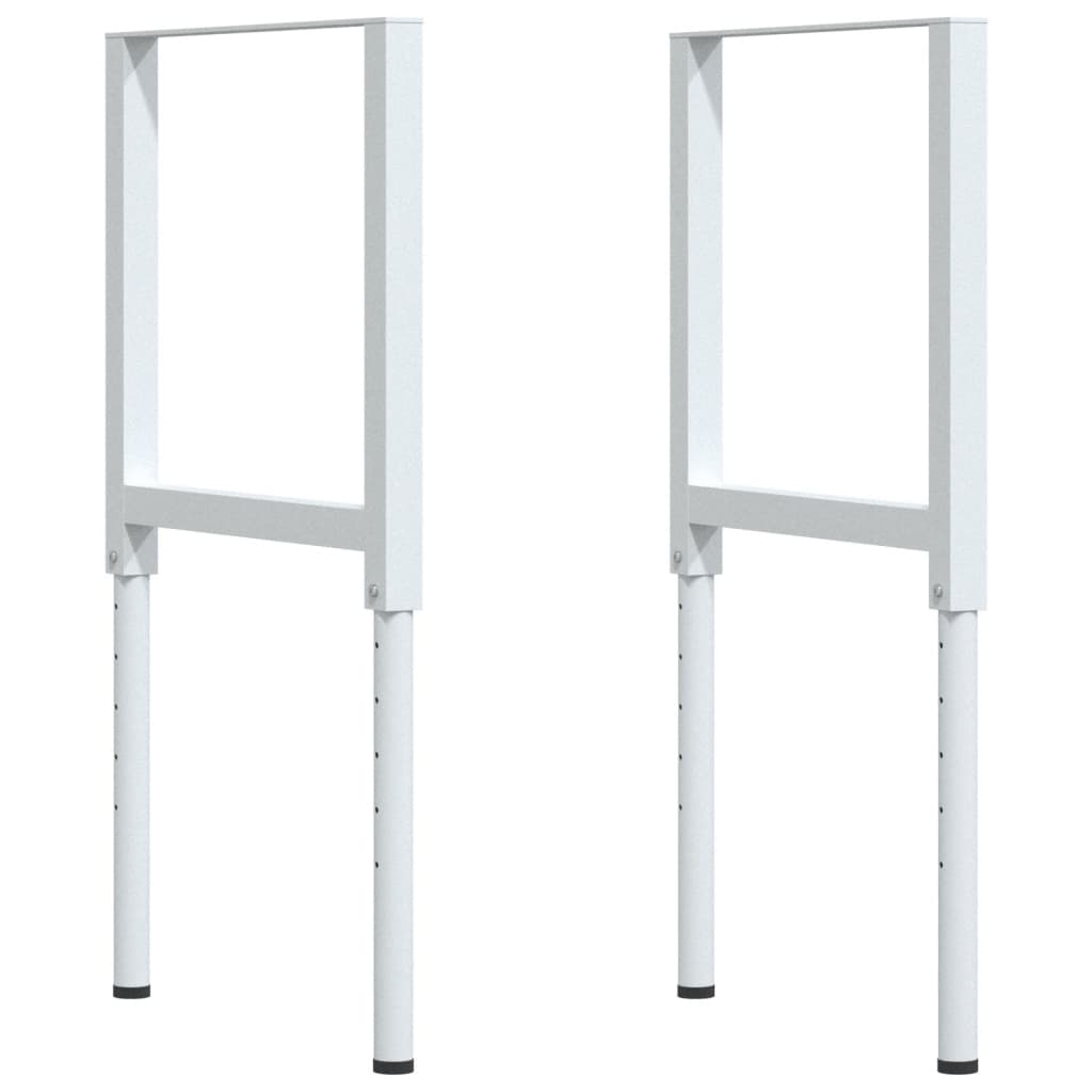 vidaXL Werkbank rechthoekig 100x60x(71,5-98) cm massief beukenhout