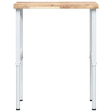 vidaXL Werkbank rechthoekig 80x60x(73-99,5) cm massief acaciahout