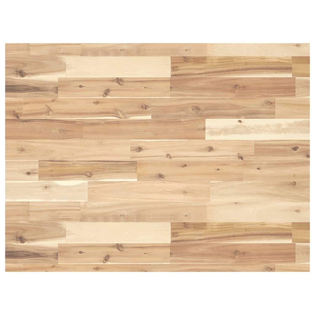 vidaXL Werkbank rechthoekig 80x60x(73-99,5) cm massief acaciahout