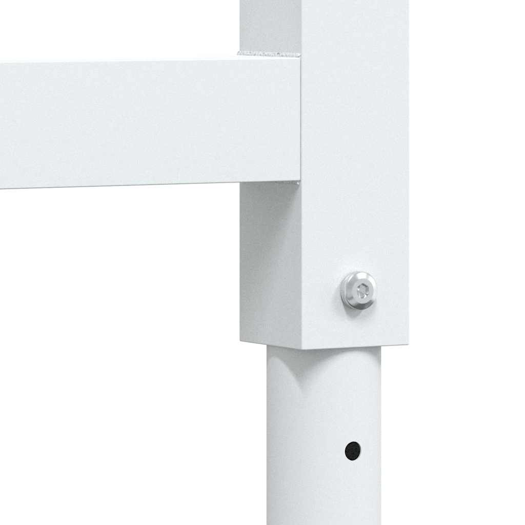 vidaXL Werkbank 80x60x(71,5-98) cm massief eikenhout