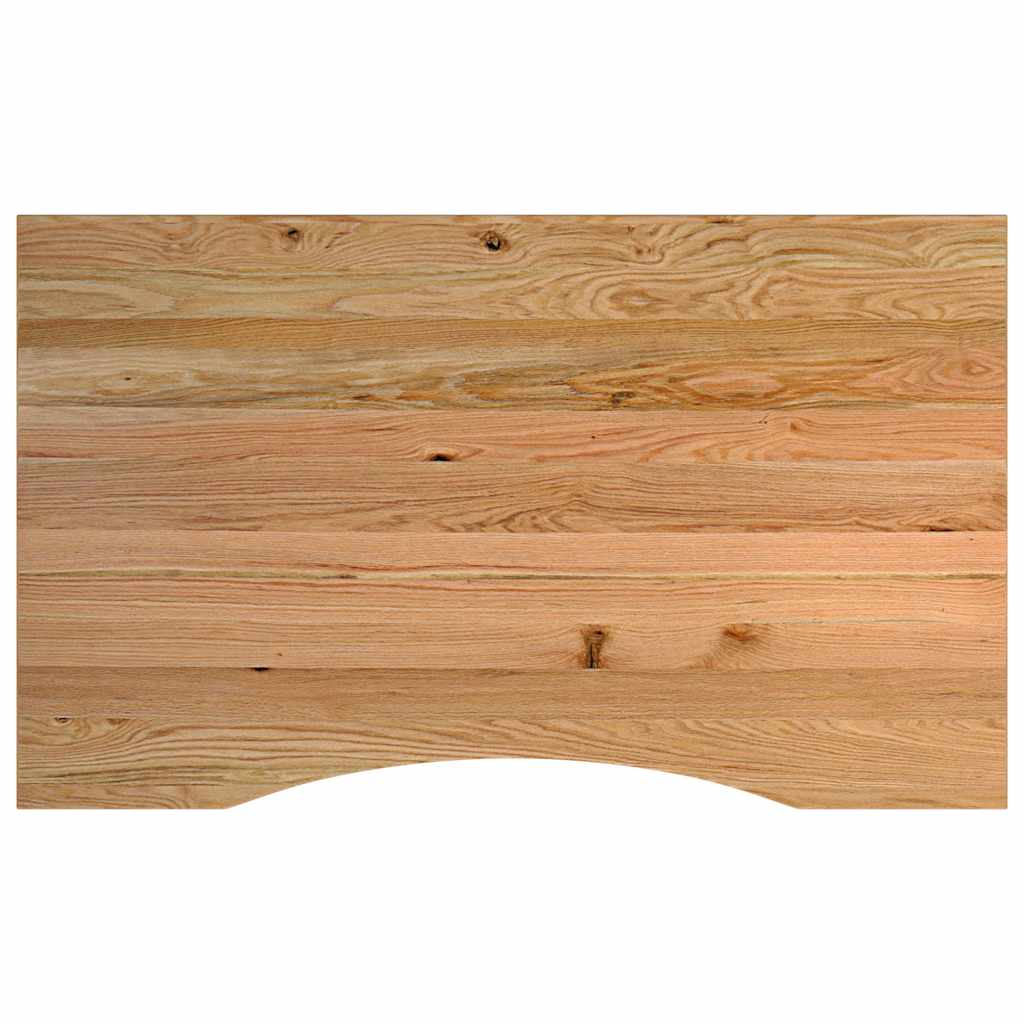 vidaXL Werkbank 80x60x(71,5-98) cm massief eikenhout