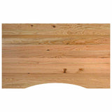 vidaXL Werkbank 80x60x(71,5-98) cm massief eikenhout
