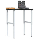 vidaXL Werkbank 80x60x(71,5-98) cm massief eikenhout