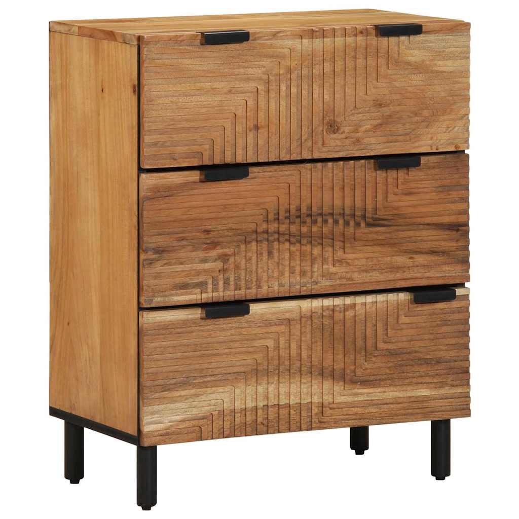 vidaXL Dressoir Set 3 st 180 x 33 x 75 cm Massief Acacia Hout