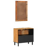 vidaXL 2-Piece Bathroom Cabinet Set Solid Mango Brown