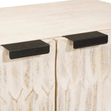 vidaXL Sideboard 3 pcs White Washed Finish 180 x 33 x 75 cm