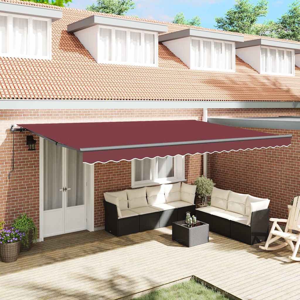 vidaXL Luifel handmatig uittrekbaar 300x250 cm antraciet
