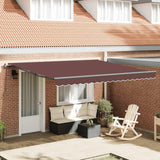 vidaXL Luifel handmatig uittrekbaar 300x250 cm antraciet
