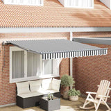 vidaXL Luifel automatisch uittrekbaar 350x250 cm crèmekleurig