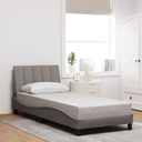 vidaXL Cadre de lit pour matelas "Hanko" 80x200 cm gris gris