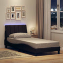 vidaXL Cadre de lit pour matelas "Hanko" 80x200 cm gris gris