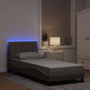 vidaXL Cadre de lit pour matelas "Hanko" 80x200 cm gris gris