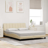 vidaXL Bed Frame without Mattress "Hanko" 80x200 cm Fabric Light Grey