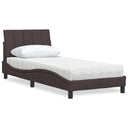 vidaXL Lit avec matelas "Hanko" avec coussins lumineux 80x200 cm