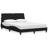vidaXL Lit avec matelas en tissu lumineux 80x200 cm