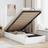 vidaXL Cadre de lit avec matelas d'art noir 80x200 cm