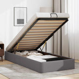 vidaXL Cadre de lit avec matelas d'art noir 80x200 cm
