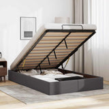 vidaXL Cadre de lit avec matelas d'art noir 80x200 cm