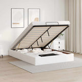 vidaXL Cadre de lit avec matelas d'art noir 80x200 cm