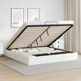 vidaXL Cadre de lit avec matelas d'art noir 80x200 cm