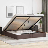 vidaXL Cadre de lit avec matelas d'art noir 80x200 cm