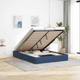 vidaXL Cadre de lit avec matelas 80x200 cm en tissu avec éclairage
