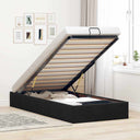 vidaXL Bedframe zonder matras 80x200 cm fluweel lichtgrijs