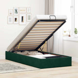 vidaXL Bed Frame without Mattress 80x200 cm Velvet Light Grey