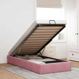vidaXL Bed Frame without Mattress 80x200 cm Velvet Light Grey