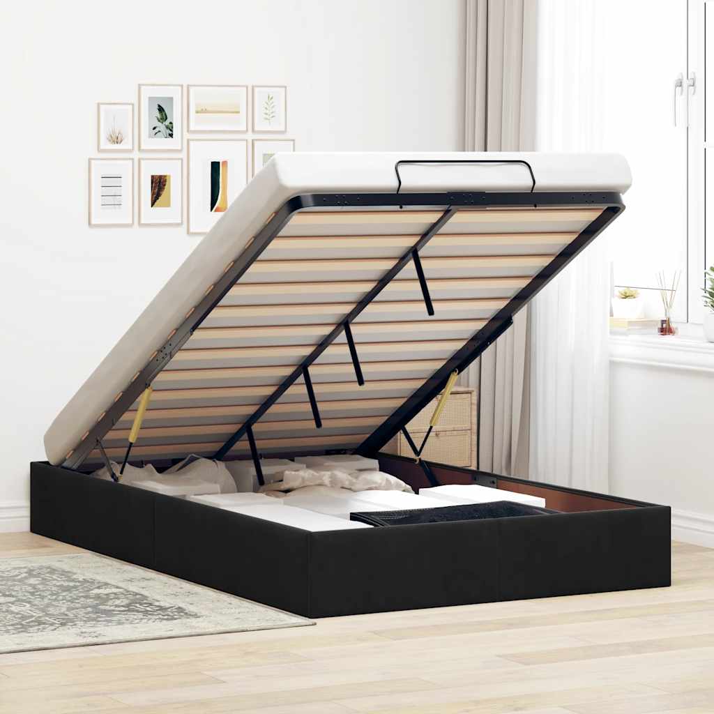 vidaXL Bed Frame without Mattress 80x200 cm Velvet Light Grey