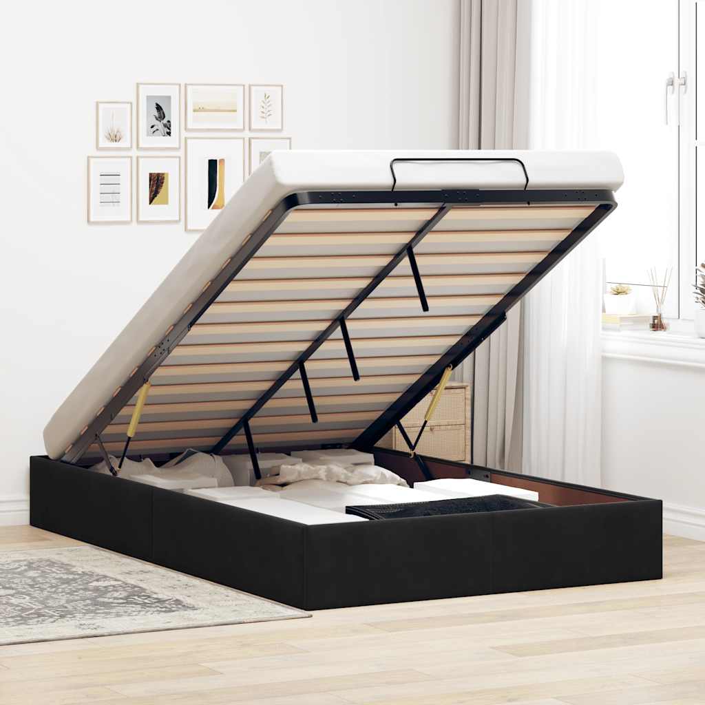 vidaXL Bed Frame without Mattress 80x200 cm Velvet Light Grey