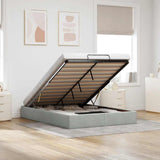 vidaXL Bed Frame without Mattress 80x200 cm Velvet Light Grey