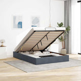 vidaXL Bed Frame without Mattress 80x200 cm Velvet Light Grey