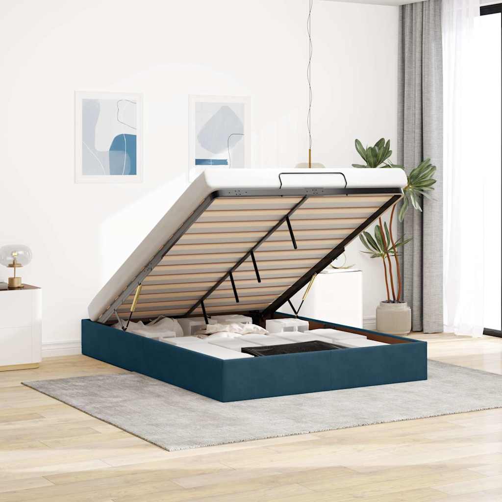vidaXL Bed Frame without Mattress 80x200 cm Velvet Light Grey