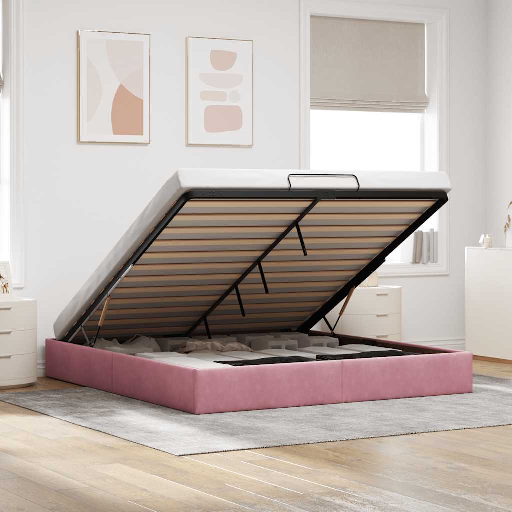 vidaXL Bed Frame without Mattress 80x200 cm Velvet Light Grey