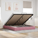 vidaXL Bed Frame without Mattress 80x200 cm Velvet Light Grey