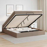 vidaXL Lit ottoman avec matelas 80x200cm noir artistique
