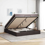 vidaXL Ottoman bed with mattress 80x200 cm fabric light grey