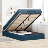 vidaXL Ottoman Bed with Mattress 80x200 cm Velvet Light Grey