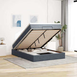 vidaXL Ottoman Bed with Mattress 80x200 cm Velvet Light Grey