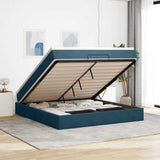 vidaXL Ottoman Bed with Mattress 80x200 cm Velvet Light Grey