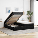 vidaXL Lit ottoman avec matelas 160x200cm gris gris