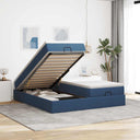 vidaXL Lit ottoman avec matelas 160x200cm gris gris