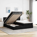 vidaXL Lit ottoman avec matelas 160x200cm gris gris