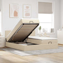 vidaXL Lit ottoman avec matelas 160x200cm gris gris