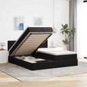 vidaXL Lit ottoman avec matelas 160x200cm gris clair