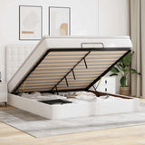 vidaXL Ottoman Bed with Mattress 80x200cm Faux Leather Black