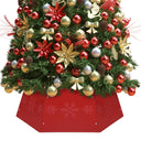 vidaXL Christmas Tree Skirt Ø68x25 cm red
