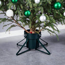 vidaXL Christmas Tree Stand 46x46x19 cm black