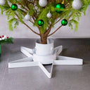 vidaXL Kerstboomstandaard 47x47x13,5 cm zwart